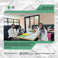 Koordinasi JDIH Sekretariat DPRD Kab PPU ke JDIH Provinsi Kalimantan Timur