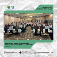 Bimbingan Teknis Penyusunan Produk Hukum Daerah Tahun 2024