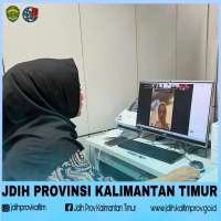 Rapat virtual tentang Tata cara dan prosedur pengharmonisasian, pembulatan dan pemantapan Konsepsi Ranperda