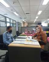 Koordinasi berasama Kanwil Hukum dan HAM Prov.Kaltim