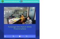 Kunjungan dari Biro Hukum Setda Prov.Kaltara